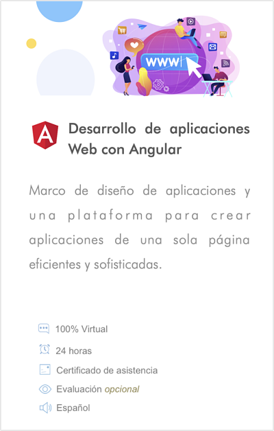 Desarrollo de Aplicaciones Web con angular